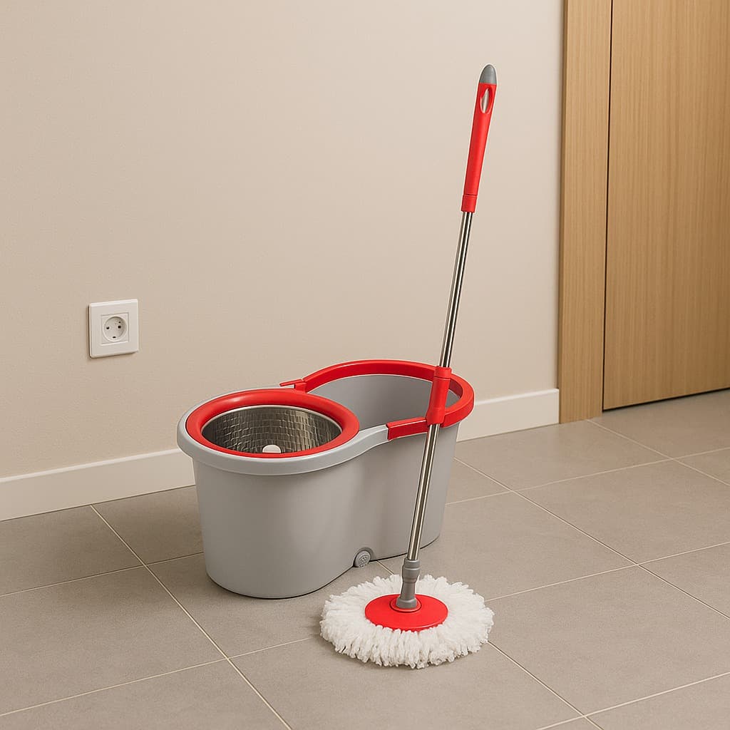 Vassoura Rodo Esfregão